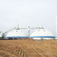 SHED PRÉFAB STOCKAGE SPACE OUTDOOOR Cadre d&#39;espace dôme hangar à charbon pour stockage additif